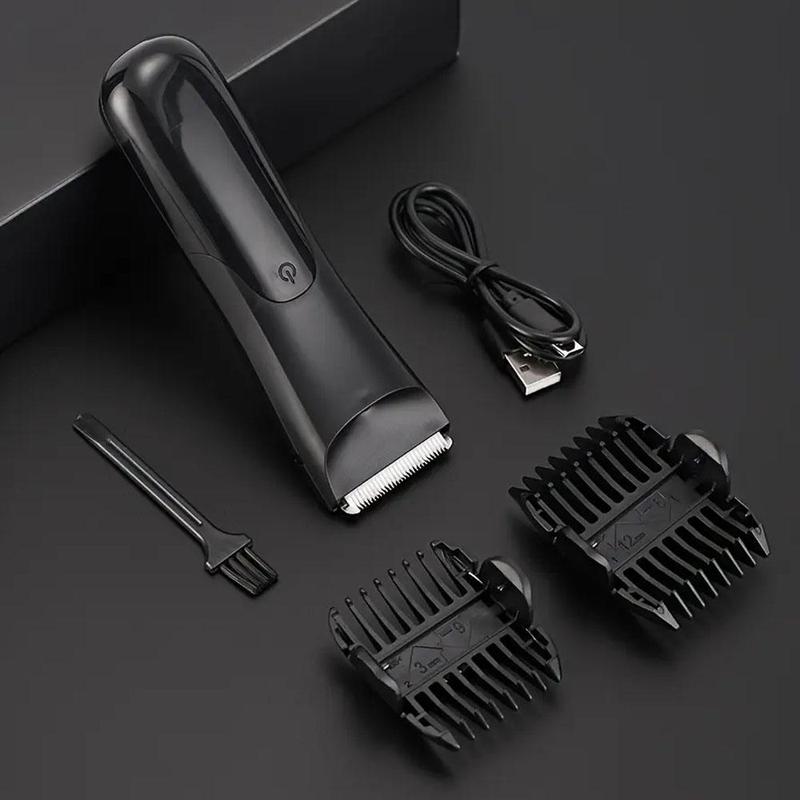 Electric Hair Trimmer, 1 Box Men's Body Hair Trimmer, Durable Ceramic Blade for Smooth Shaving, Perfect Gift Idea for Men, Christmas Gift, Winter Gift, Thanksgiving Gifts