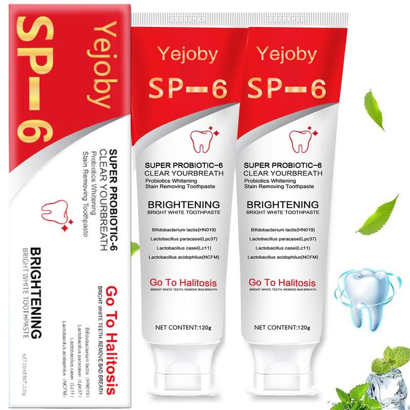 [+5$Get 2Pcs] Super Probiotic Sp-6 Toothpaste, Sp-6 Ultra Whitening Toothpaste, Sp 6 Toothpaste,Fresh Breath, Sp-6 Toothpaste 4.9 oz SP-10,SP-10 SP-8 SP-4 sp-10 sp-8 sp-4 sp8 sp6 sp4 SP-10