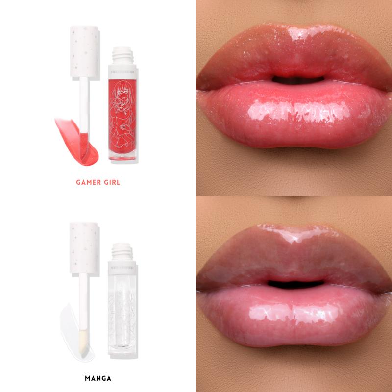 Anime Lipgloss - Hydrating Nonsticky, Silky Long Lasting, High pigment and Moisturizing Makeup