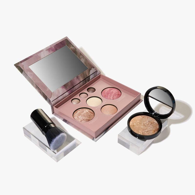 Baked Starter Kit (3PC) Bronzer, Foundation, Blush, Brush, Makeup Kit