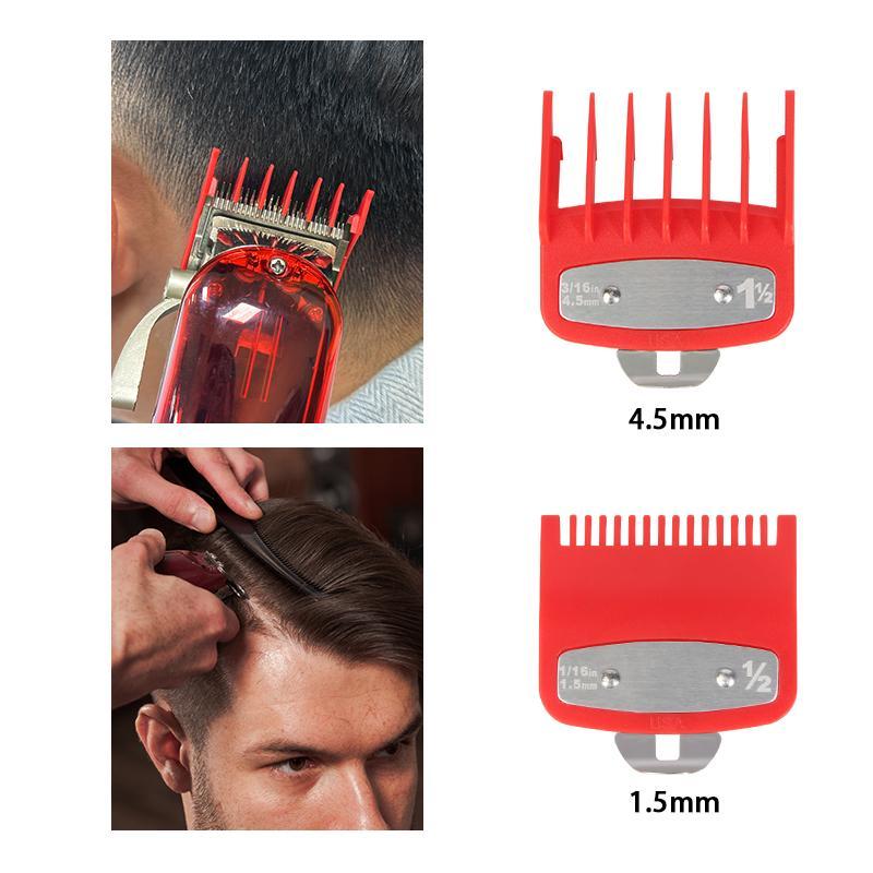 Hair Clipper Limit Combs, 2 Counts set Hair Clipper Positioning Combs, Professional Electric Hair Clipper Limit Combs, Barber Hair Clipper Limit Combs