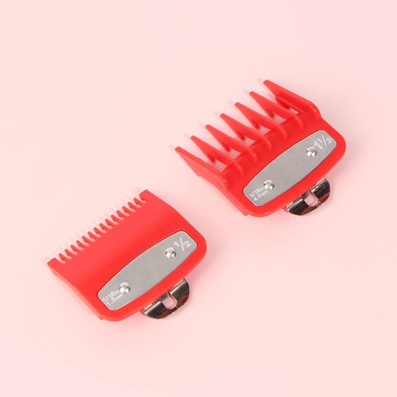 Hair Clipper Limit Combs, 2 Counts set Hair Clipper Positioning Combs, Professional Electric Hair Clipper Limit Combs, Barber Hair Clipper Limit Combs