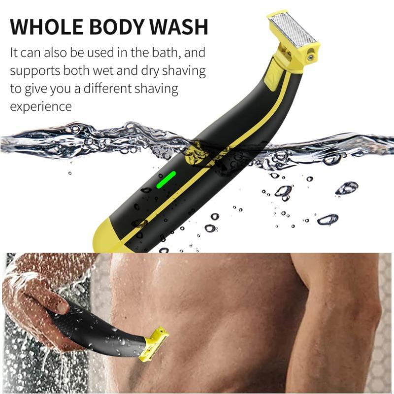 Men's Body Hair Trimmer Kit, 1 Box Waterproof Wet and Dry Use Hair Trimmer & Accessories, Personal Care Appliances for Men