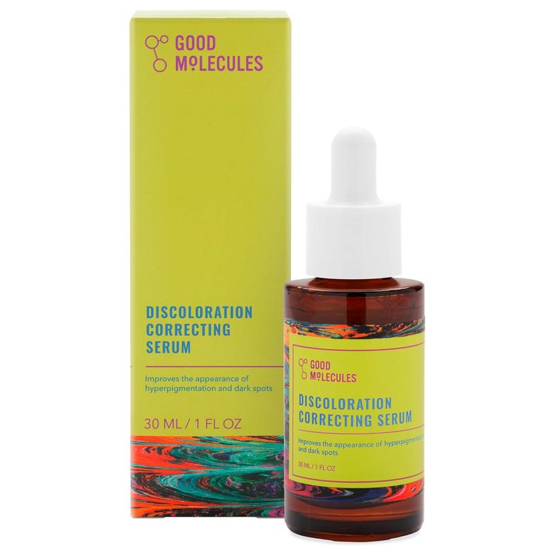 Good Molecules Discoloration Correcting Serum - Tranexamic Acid & Niacinamide for Dark Spots, Sun Damage, Age Spots, Skin Repair & Brightening, Gentle