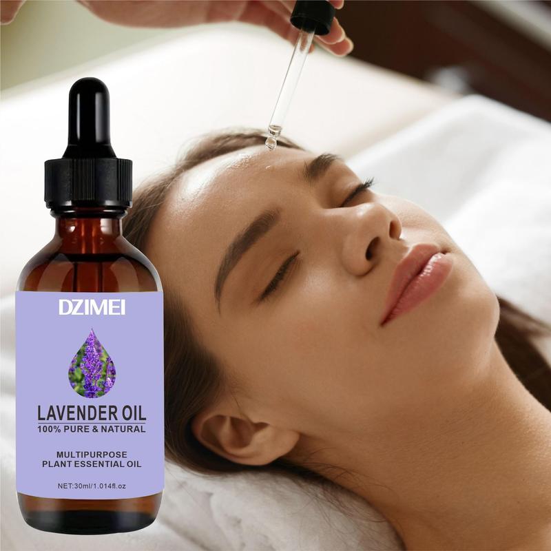 Lavender Essential Oil, Moisturizing Body Oil, Body Care Oil for Face, Hair, Nails, Massage Oil for Home & Spa