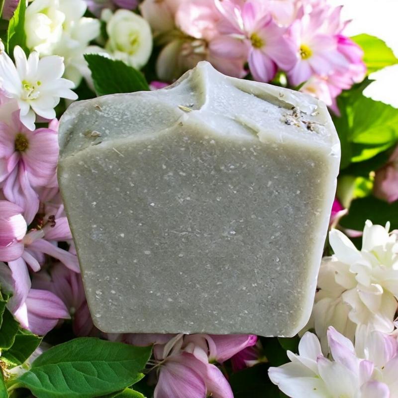 Lavender French Green Clay Handmade Artisan Natural Moisturizing Soap. Body Care Body Wash