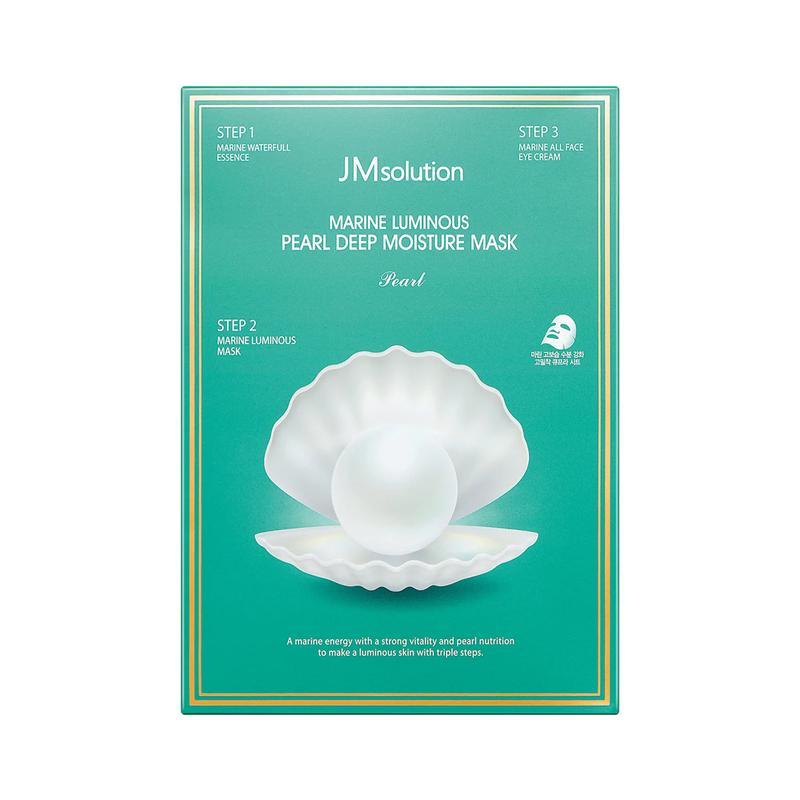 Korean JM Solution Marine Light Pearl Deep Hydration Mask 10 Pieces