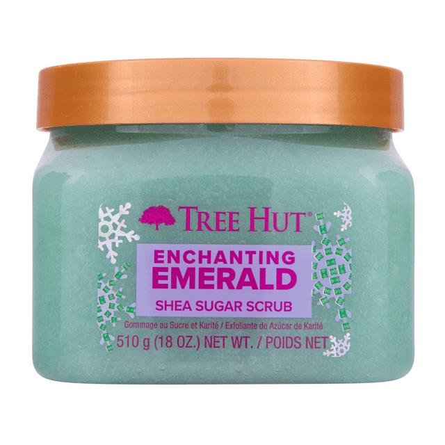 Tree Hut Enchanting Emerald Shea Sugar Body Scrub - Exfoliating and Hydrating Scrub, 18 oz