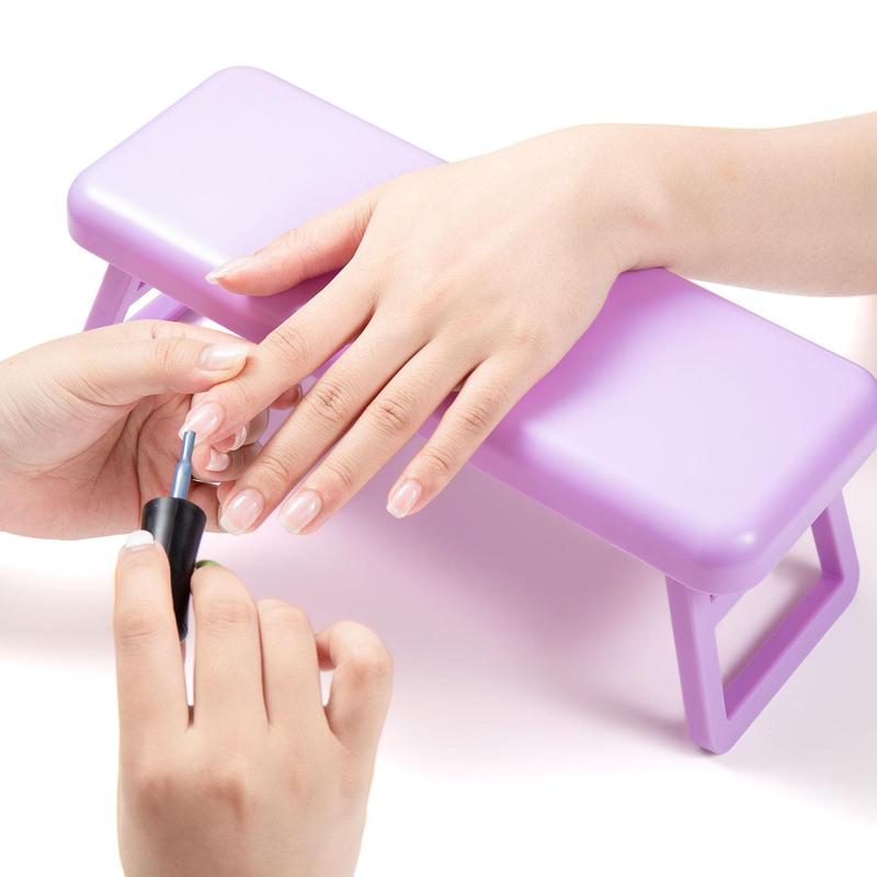 Foldable Nail Art Hand Rest, Manicure Cushion Pillow, Arm Rest Holder for Nail Trainer, Nail Salon Tools, Manicure & Pedicure Tools