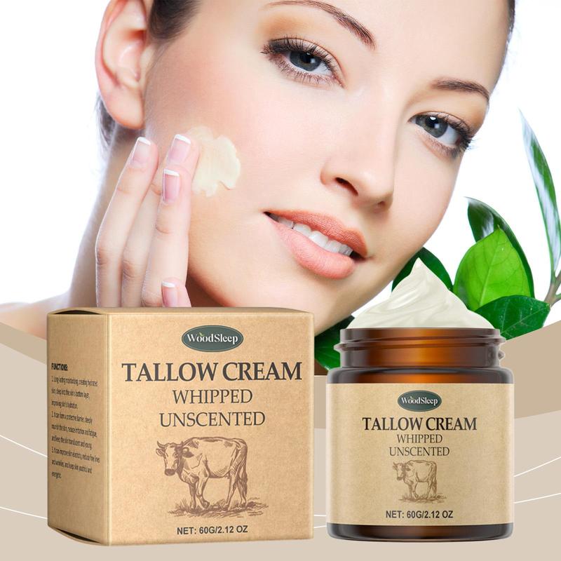 60g Tallow Cream, Gentle Moisturizing Body Cream, Hydrating Body Lotion for Women & Men, Body Care Product for Daily Use