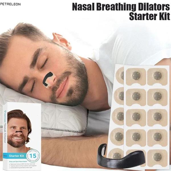 YY Hot Selling Magnetic Nasal strips , Breathing Refill Tabs Pack-Boost Oxygen, lmprove Sleep Quality SnoringSolution-Sweat Resistant, Skin Safe Nasal Strips-Extra Strength Snore Stopper