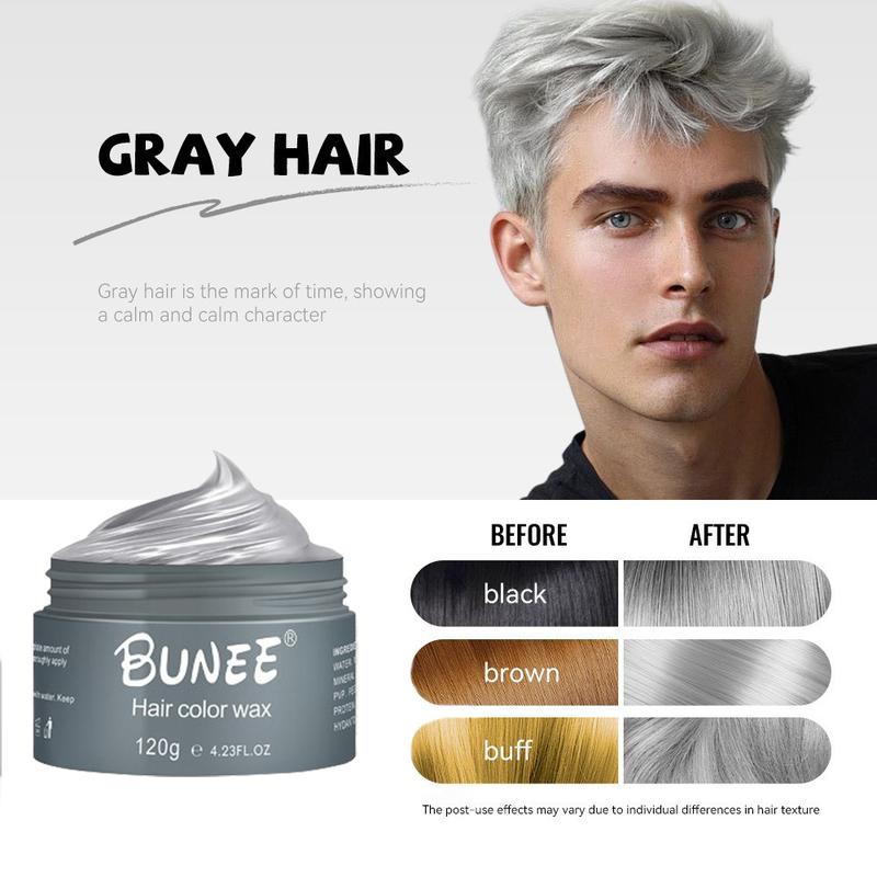 Hair dye wax, color-changing hair products, suitable for hair under 4 inches long, a variety of colors are available