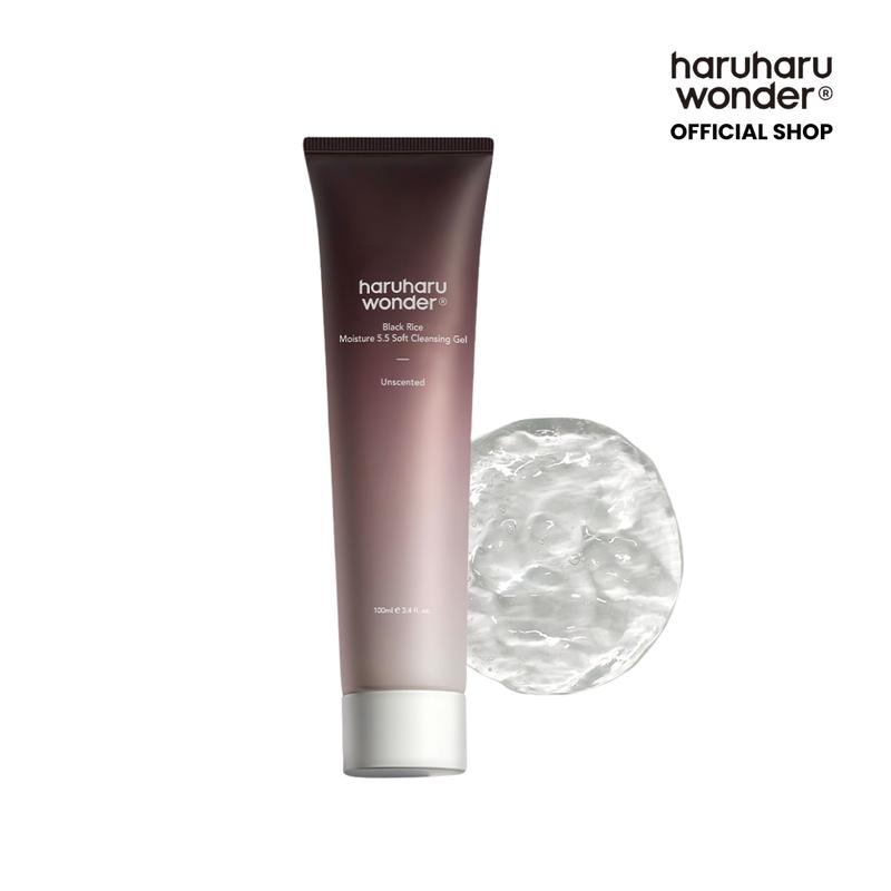 [HARUHARU WONDER Official Shop] - Black Rice Moisture 5.5 Soft Cleansing Gel