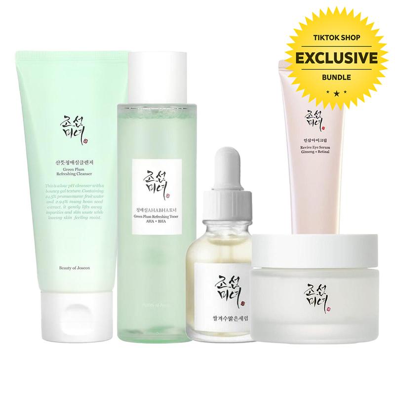 Beauty of Joseon - Korean Glass Skin Starter Set | BEGINNER-FRIENDLY SKINCARE BUNDLE WITH BEAUTY OF JOSEON'S VIRAL BESTSELLERS