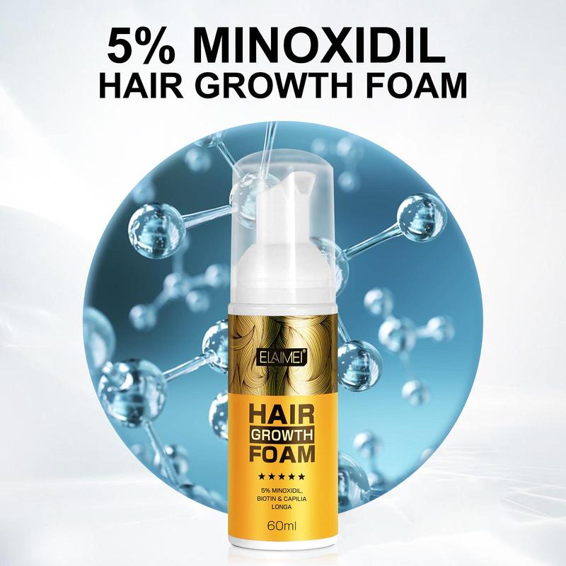 Minoxidil Foam (5%) for Hair with Added Comfort Hair Care Serum