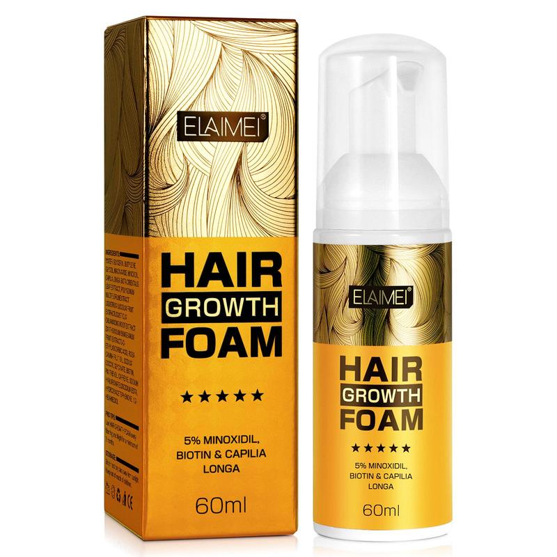 Minoxidil Foam (5%) for Hair with Added Comfort Hair Care Serum