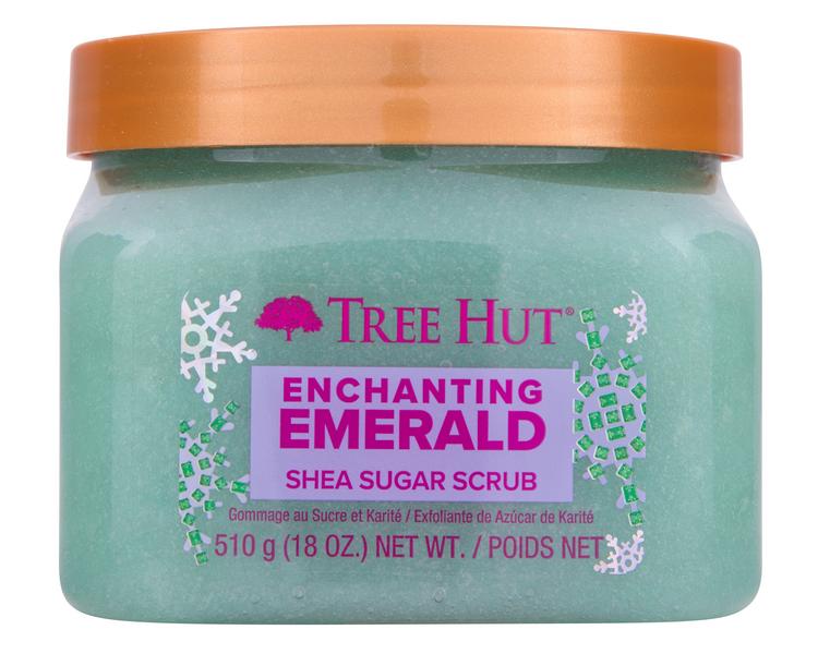 Tree Hut Enchanting Emerald Shea Sugar Body Scrub - Exfoliating and Hydrating Scrub, 18 oz